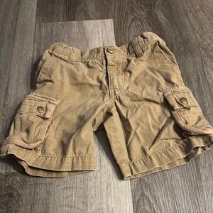 Tan Cargo Shorts polo sz 4T